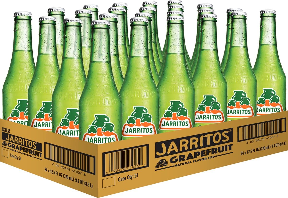 Jarritos Grapefruit – Mexicaanse frisdrank met grapefruit • 24×370 ml (EAN: 0090478000824)