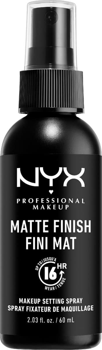 Nyx Professional Makeup Setting Spray - Matte - Fixeerspray - Transparant, geschikt voor elk huid type - vegan formule (EAN: 0800897813710): De ultieme laklaag... voor je gezicht! 🎨