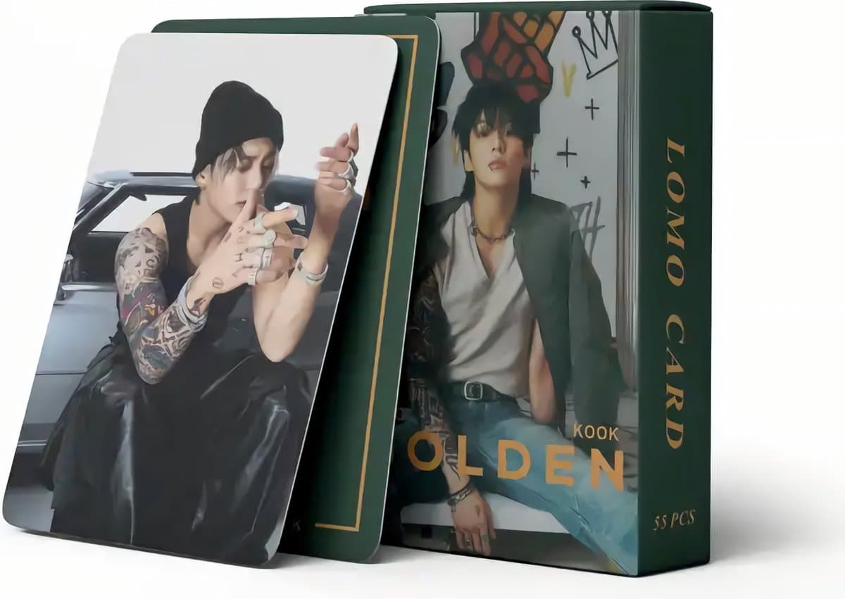 KPOP 55pcs/box Bangtan Boys JungKook SOLO GOLDEN Photocard BTS Jung Kook [Fotokaarten] (EAN: 8720848802629)