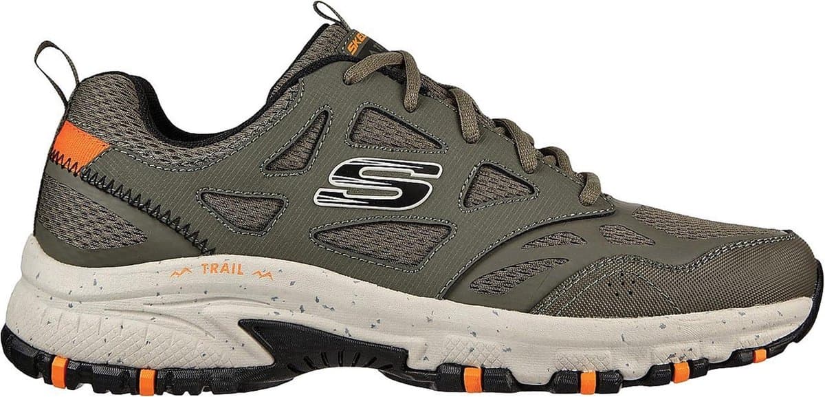 Skechers Hillcrest Wandelschoenen - Maat 43 - Mannen - olijfgroen (EAN: 0195204815526)