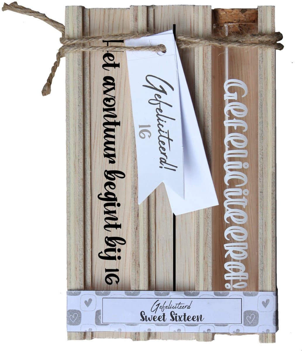 Sweet 16 geldcadeau - Sweet sixteen cadeau - 16 jaar cadeau - sweet sixteen verjaardag - kado sweet 16 - sweet sixteen idee - cadeauverpakking sweet 16 - geldgeschenk (EAN: 6019932436461): **De Verpakking & Het Inhoudelijke Verhaal**