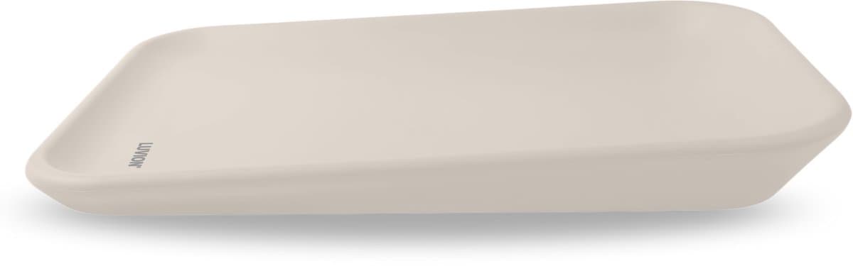 LUVION® Baby Changing Pad Beige - Innovatief, Hygiënisch en Comfortabel Aankleedkussen - Verschoonkussen - Verschoonmatje - Verzorgingskussen - Waskussen (EAN: 8718546341267)