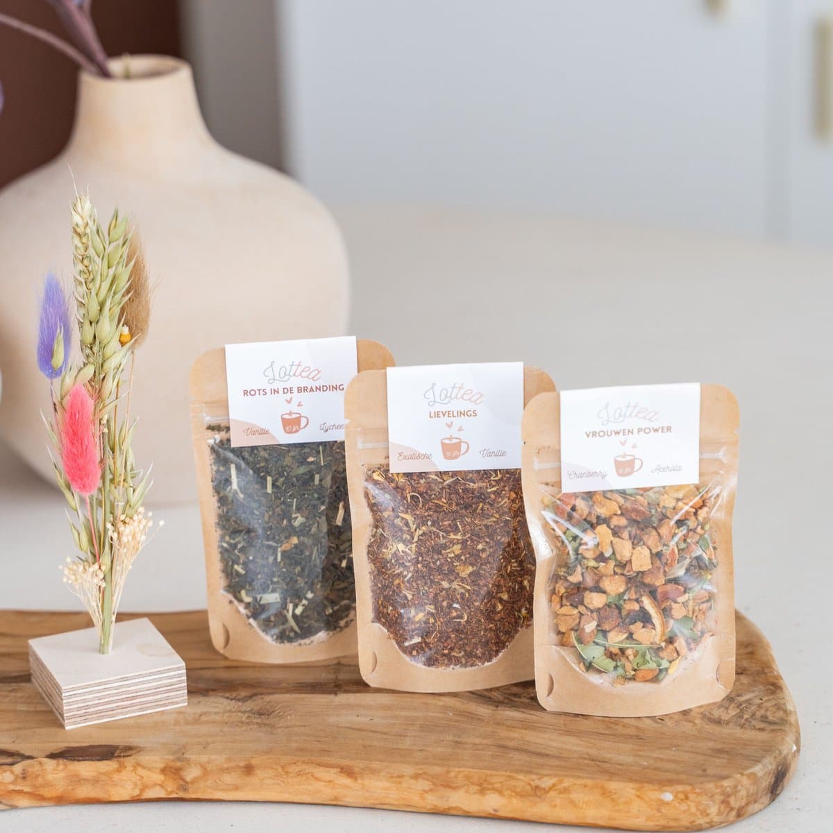 Lottea Giftset Theeproeverij 'Powervrouw' - cadeau verjaardag vrouw, cadeau moeder, cadeau mama, cadeau vrouw verjaardag, thee cadeau, cadeau vriendin, thee pakket, thee geschenkset, moederdag cadeau, moederdag cadeautje, moederdag geschenkset (EA...