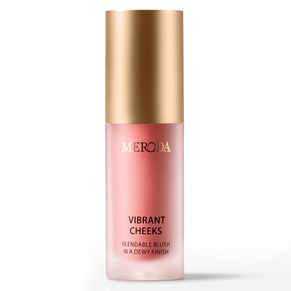 Meroda Vibrant Cheeks Liquid Blush – Dusty Rose - Vloeibare Blush met Dewy Finish – Hydrateert & Verzorgt – 5ml / 0.17 FL.OZ. (EAN: 8720648402982): Geen poeder-drama meer