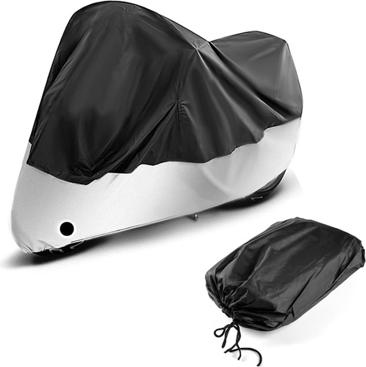 Motorhoes Waterdicht Buiten - 1 stuk - Universeel Motor en Scooter Hoes - 265 x 105 x 125 cm - XXXL - zwart - zilver - motorfiets hoes - regendicht - bescherming tegen de zon - stofdicht -motorfiets regenjas (EAN: 9010050385539): Waarom ik deze ho...