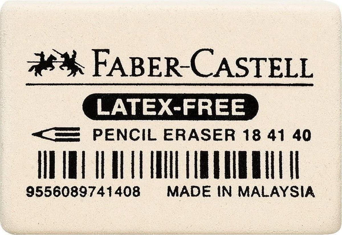 Faber-Castell gum - natuurrubber (EAN: 9556089741408): **Wat is dit precies**