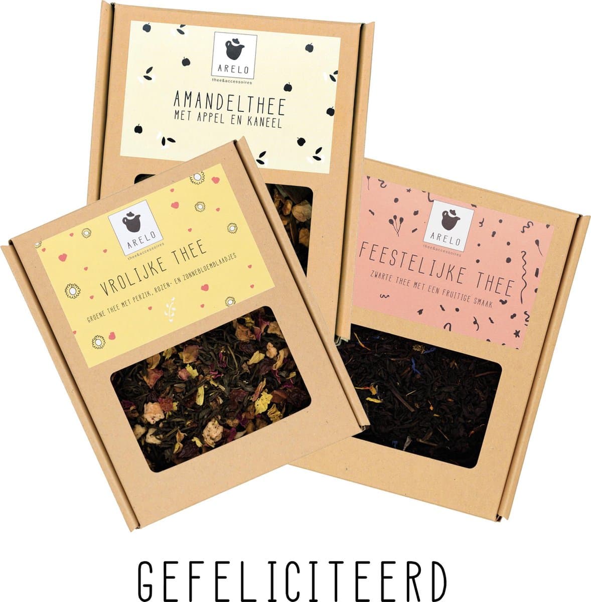 Losse thee - Pakket - Cadeau - Gefeliciteerd - Felicitatie (EAN: 8719689316600)