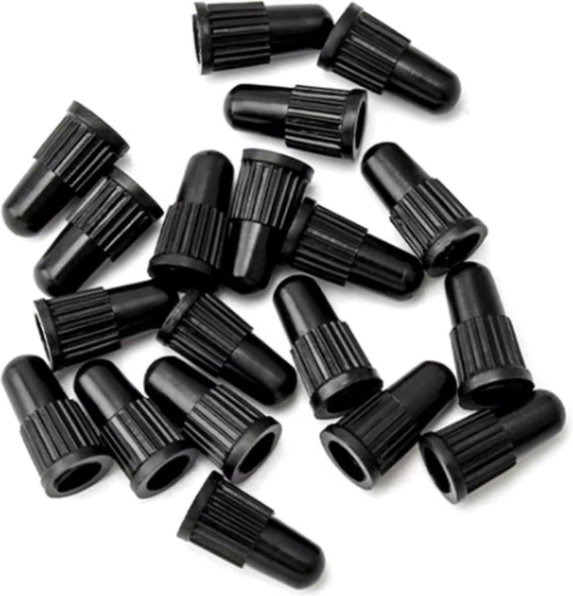 10 Stuks - Zwarte Ventieldopjes - Voor de Fiets & Auto - Presta/Frans Ventiel Ventieldoppen (EAN: 7429420673183)