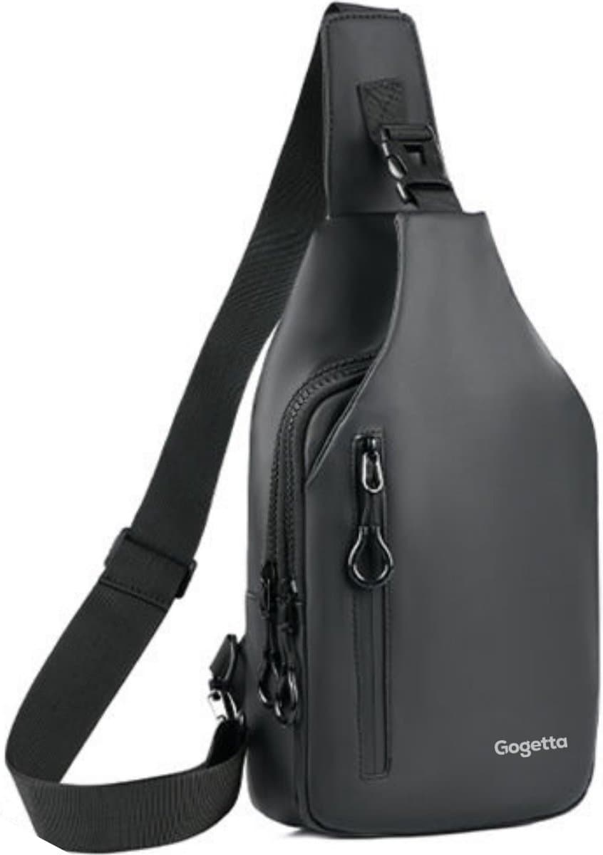 Gogetta® Crossbody Bag Heren - Waterdichte en Compacte Slingbag & Schoudertas met USB - Crossbody Tas voor Dagelijks Gebruik, Wandelen, Reizen & Festivals - Kleine mannen tas voor telefoon (EAN: 8721161743019): 👕 Zoals SonjaDord (5/5 sterren) al p...