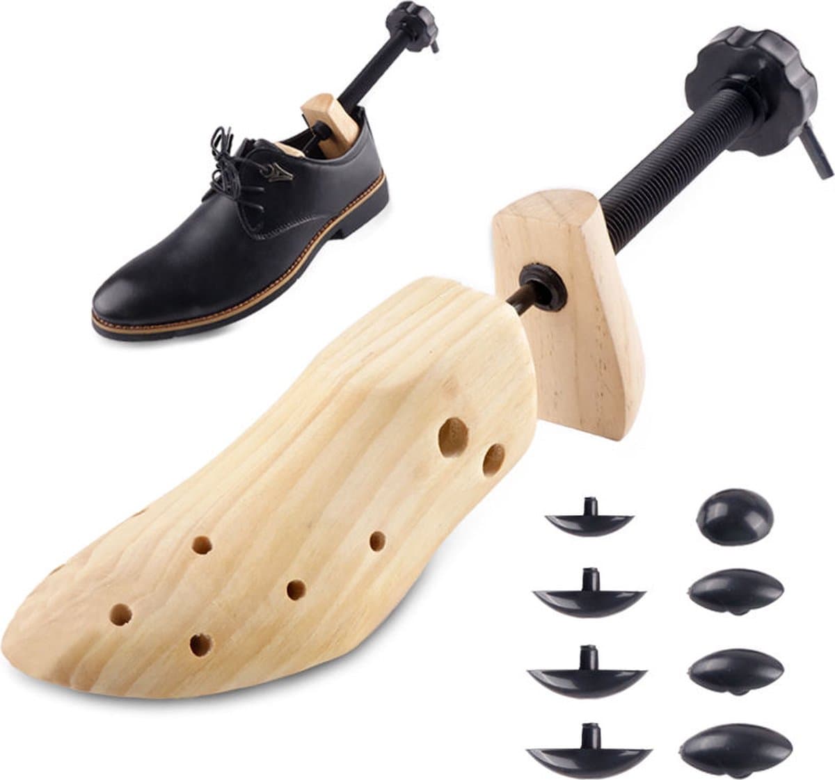 Nolad® Schoenspanner - Maat 42-46 - 2 stuks - Schoen oprekker heren / dames - Schoenvormer - Unisex (EAN: 8720682141519): Wat maakt deze schoenspanner anders