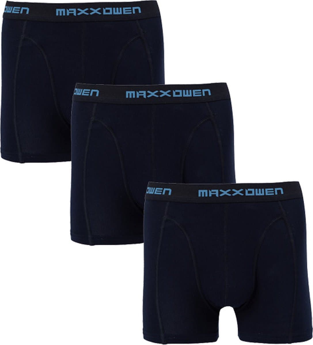 Bamboo Boxershort- Bamboo Onderbroeken - Maxx Owen - Super zacht - Antibacterieel - Perfect draagcomfort - 95% Bamboo - 3 stuks - Marine - M (EAN: 8720589990340)