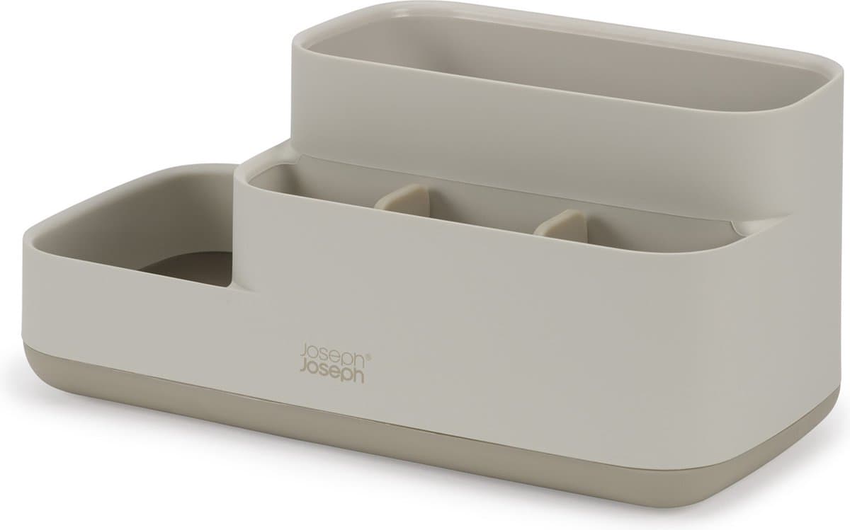 Badkamer Organizer, Met 5 verdeelvakken, Antislip, Kunststof, Grijs - Joseph Joseph | EasyStore (EAN: 5028420006995): Eindelijk rust in de tent (of nou ja, de badkamer) 🛁
