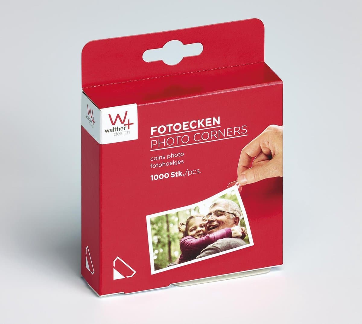 Walther Design - Zelfklevende fotohoekjes - 1.000 stuks (EAN: 4004122102167)