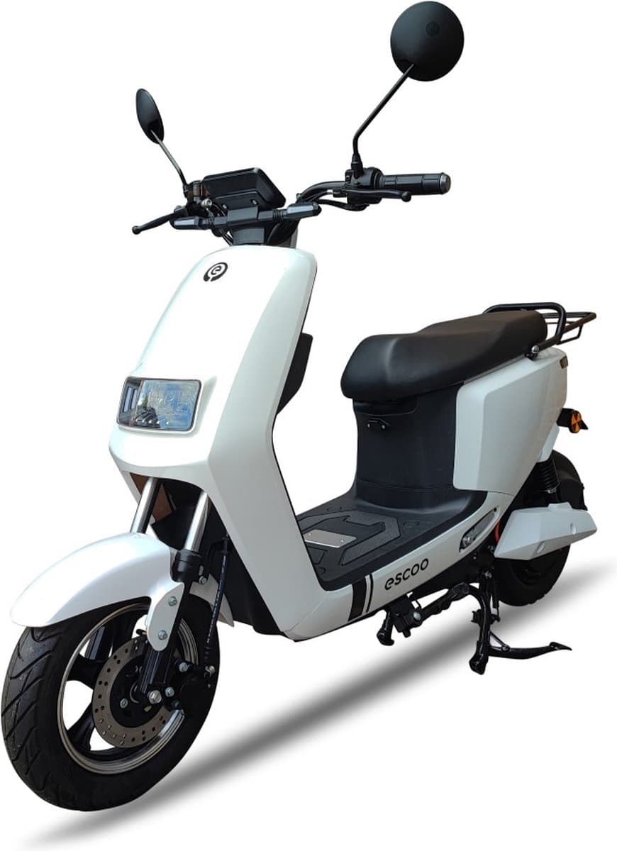 ESCOO Cida Wit - Elektrische scooter/brommer - 25-45km/h - 650W Motor - Uitneembare Lithium Accu (EAN: 6097101839862): **Wat maakt de Cida Wit zo bijzonder**