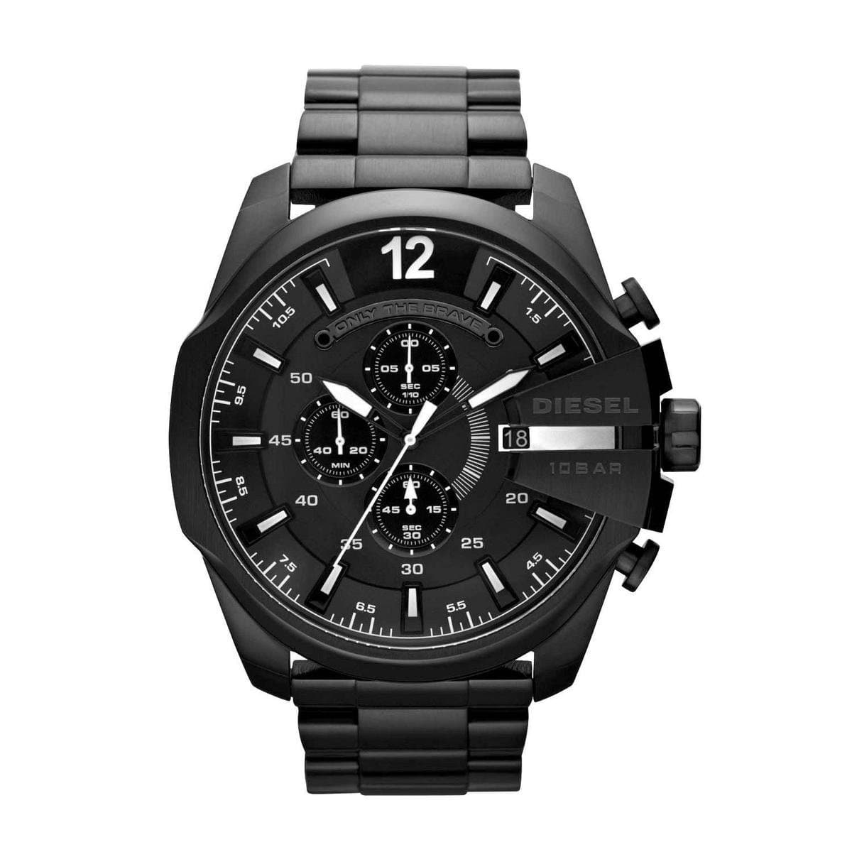Diesel Master Chief DZ4283 Herenhorloge 51 mm -  Zwart (EAN: 4051432896750): Eerste indruk hij is groot. En dat is precies goed.