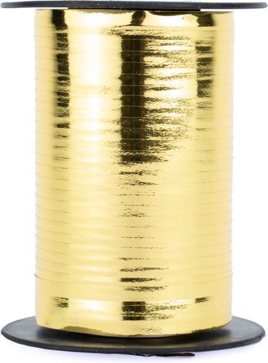 Cadeaulint - Krullint - Lint - Goud (Metallic, 250 meter lang & 5mm breed) (EAN: 4008953054688): 🎀 Waarom zou je een gouden lint in je repertoire willen hebben