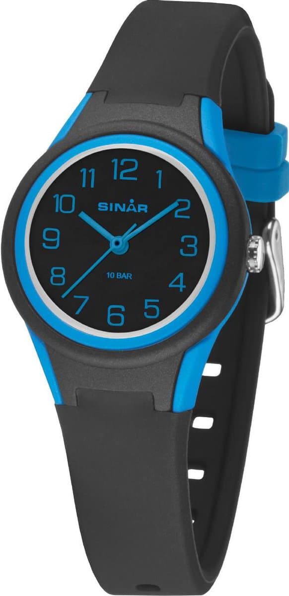 Kinderhorloge Jongen - Horloge Jongen - Jongens horloge Waterdicht - Analoog - Verstelbaar Bandje - Edelstalen Sluiting - Blauw / Zwart - Sinar - XB47-1 (EAN: 4037921001232): Waarom ik dit horloge zo’n fan vind