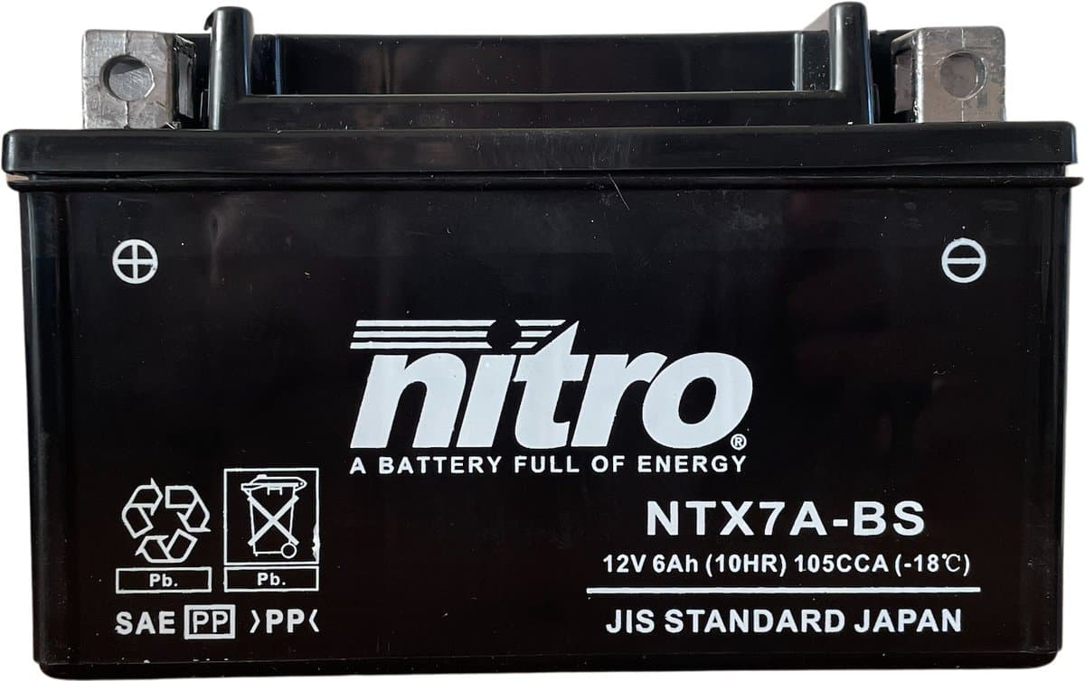 Nitro accu scooter - 4 takt - voor China modellen - onderhoudsvrij (EAN: 9508314913968)