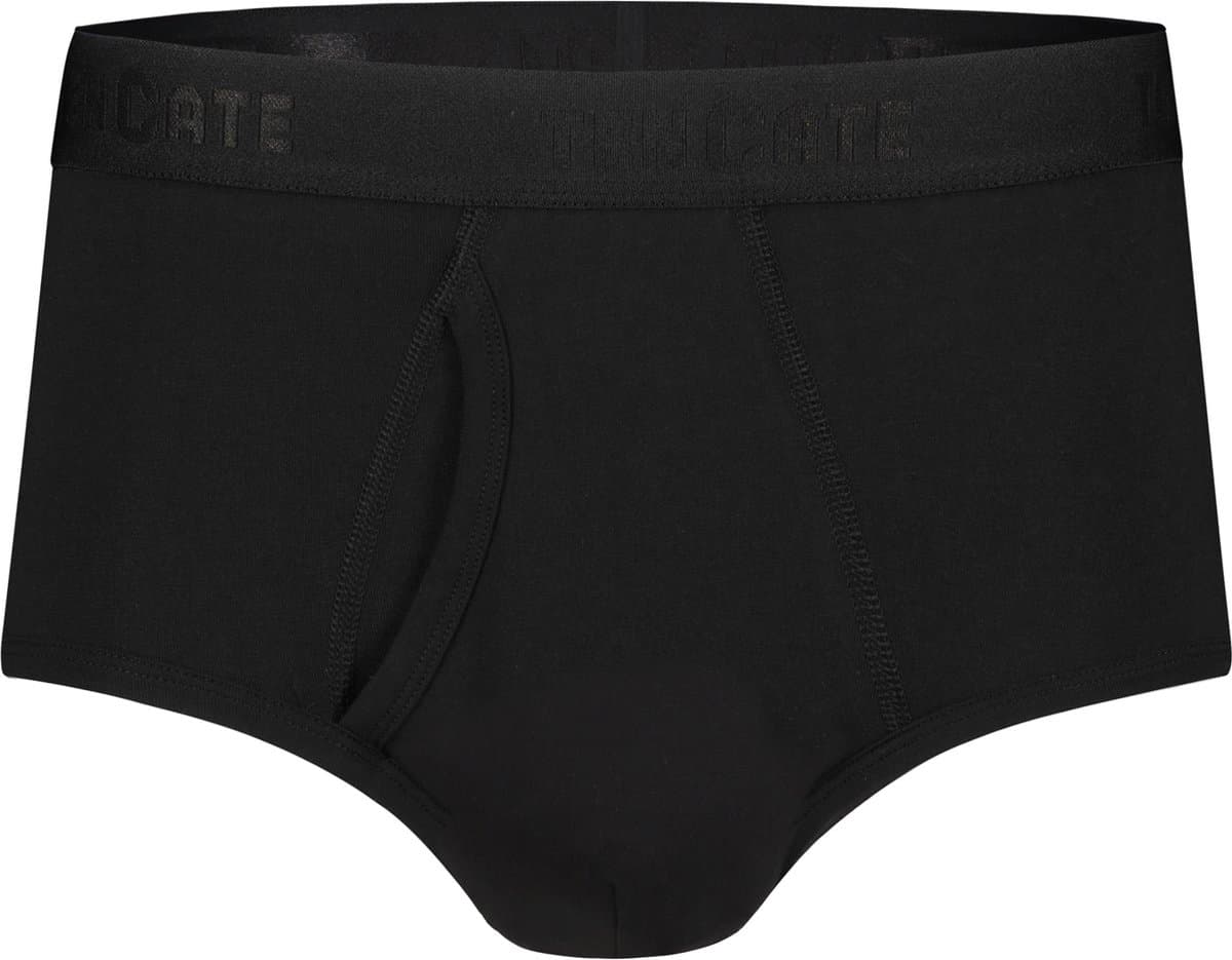 Ten Cate Basics organic cotton stretch slip met gulp zwart 2 pack voor Heren | Maat L (EAN: 8711665830551)