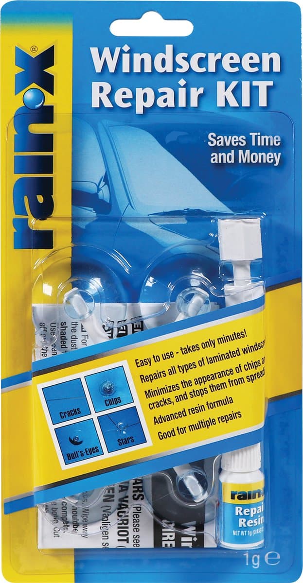 Rain-X Windshield Reparatiekit – Herstelt Sterretjes & Barstjes – Eenvoudig Zelf Aanbrengen – Inclusief Hars & Gereedschap – Voorkomt Vervanging Voorruit (EAN: 8410410261502): Van “oh nee” naar “hé, dit kan best” ✨