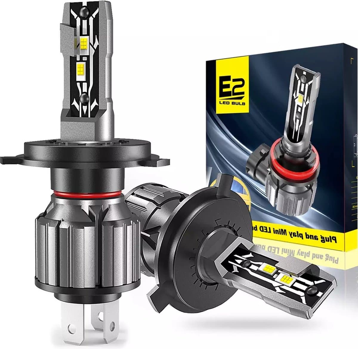 TLVX H4 30000 Lumen Perfect fit LED lampen 6000k Helder Wit (set 2 stuks), CANBUS, CSP LED CHIP, 100 Watt,  Auto - Scooter - Vespa - Motor - Dimlicht - Grootlicht - Koplampen - Autolamp - Autolampen 12V (EAN: 8720872280431): Waarom deze lampen op ...