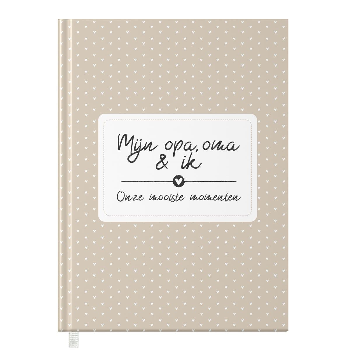 Fyllbooks - Mijn Opa, Oma & Ik invulboek - Cadeau voor Opa en Oma - Dagboek - Herinneringsboekje - 80 Pagina's - Hardcover - Beige hearts (EAN: 9789083523026): Waarom een invulboek op je salontafel