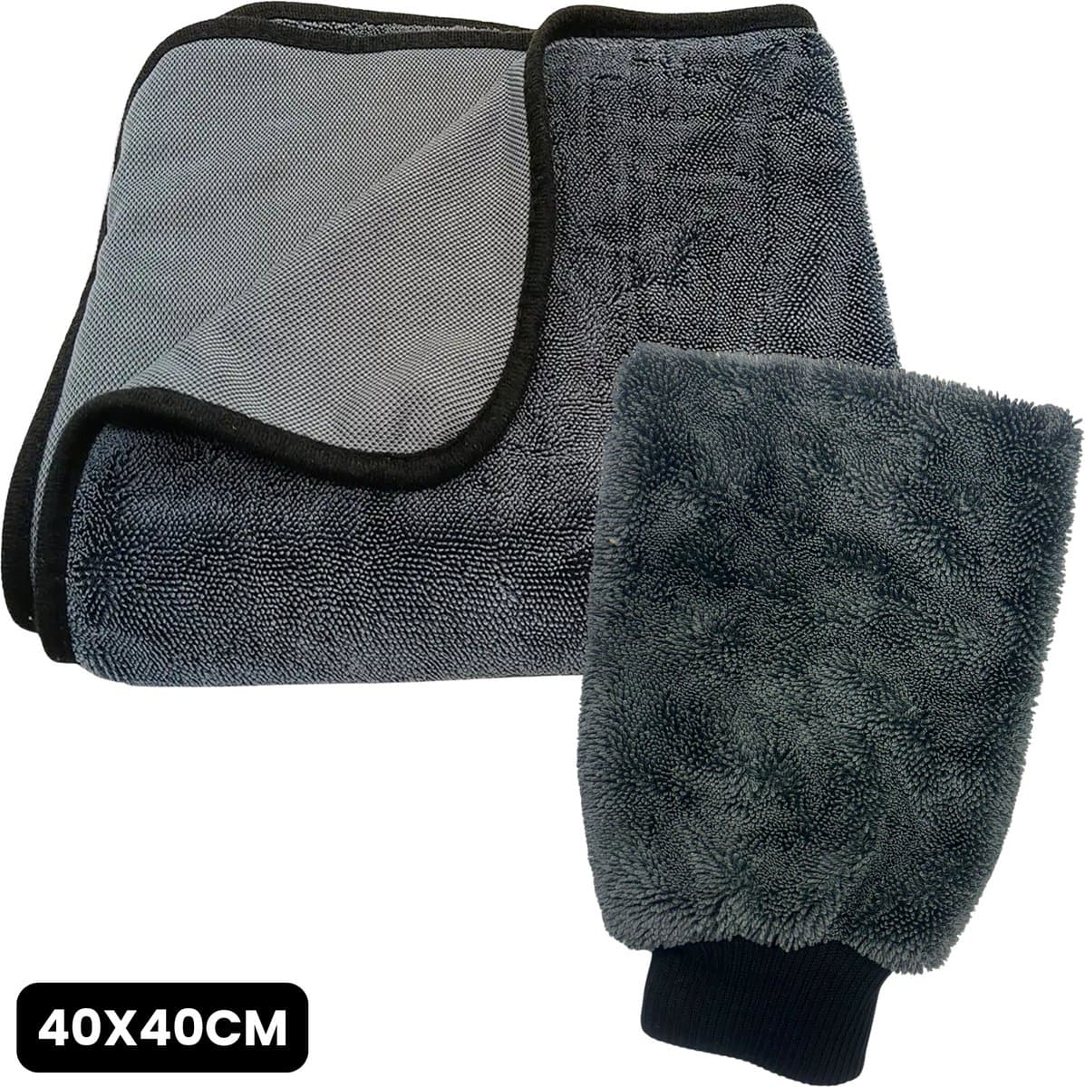 Droogdoek set - Streeploos & Kalkvrij - Microvezeldoek - Voor Badkamer & Auto - raamdoeken - Absorbeert 800 ml water - wonderdoek - (EAN: 6152618910999)