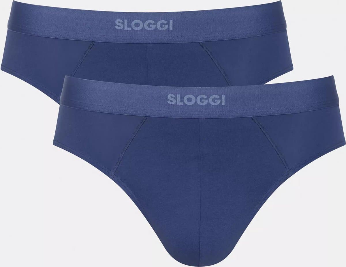 sloggi men EVER Ease Brief 2P Heren Onderbroek - BLAUW - (EAN: 7613111239431)
