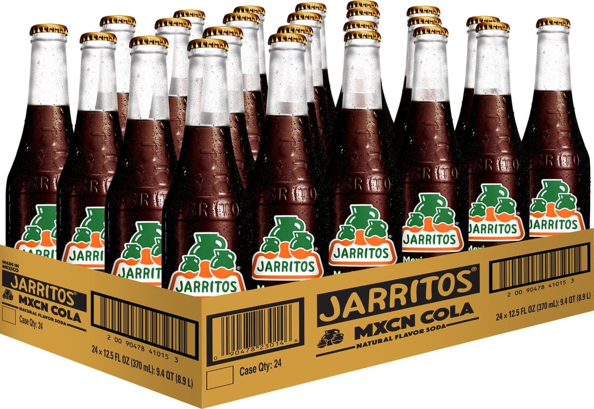 Jarritos - Mexican Cola - Mexicaans - Frisdrank - Soda - Sparkling - 370ml x 24 glas (EAN: 0090478000879)