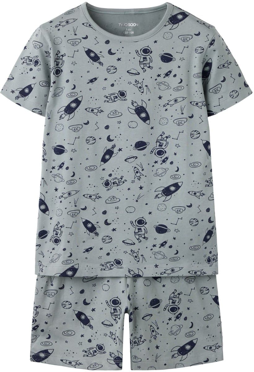 NAME IT - TKMPYJAMAS SS AOP NOOS - Jongens - Pyjamas (EAN: 5715912255091)