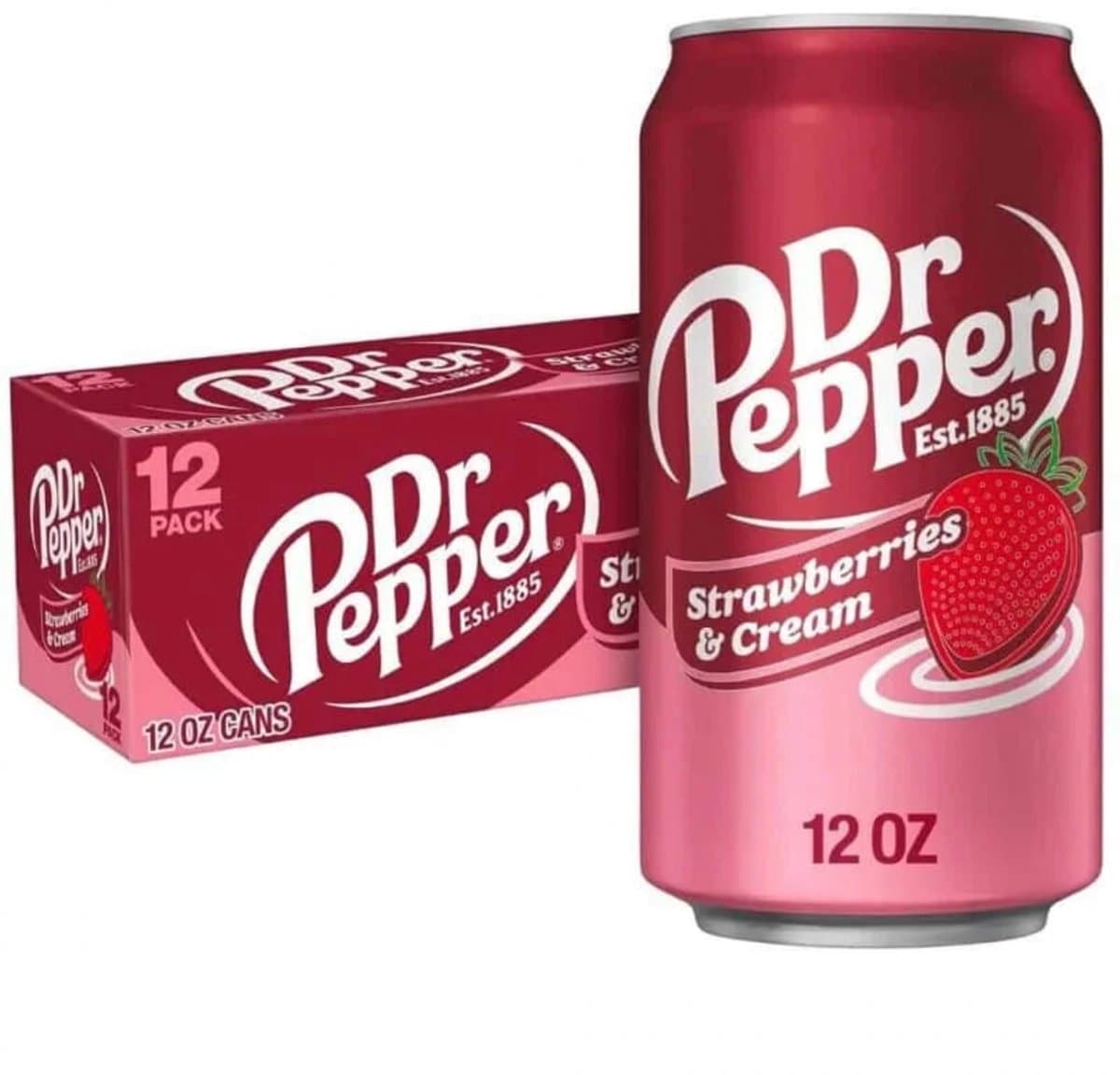 Dr. Pepper - Strawberries & Cream - Amerikaanse Frisdrank -12 blikken a 0,355L (EAN: 0078000037616): Waarom ik er meteen van hield