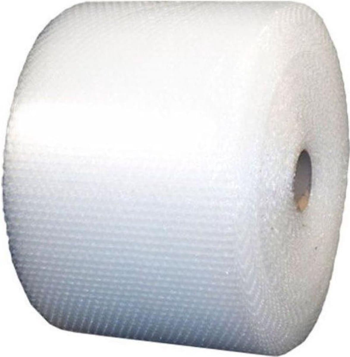 Rol luchtkussenfolie - Plastic rol - Noppenfolie - bubbeltjesplastic - 50 cm breed - 100 meter lang (EAN: 7436926220254)