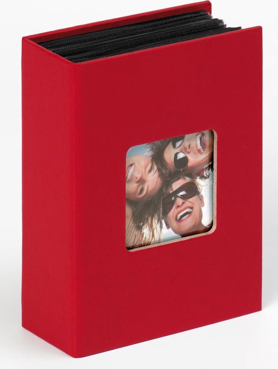 Walther Fun - Fotoalbum insteek - 100 foto's 10x15 cm - Rood - Linnenstructuur (EAN: 4004122266227): **Waarom dit album al mijn vrienden heeft laten smullen**