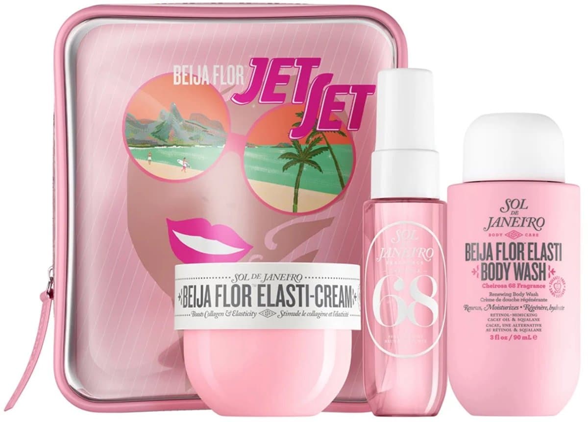 Sol de Janeiro 68 - Geschenkset - Douchegel 90 ml + Bodycrème 50 ml + Hair and Body Mist 30 ml - Giftset Vrouw - Cadeaudoos - Geschenkdoos - Cadeauset - Cadeaus voor Vrouwen - Badschuim - Doucheschuim - Shower Gel - Bodymist - Set - Parfum - Perfu...