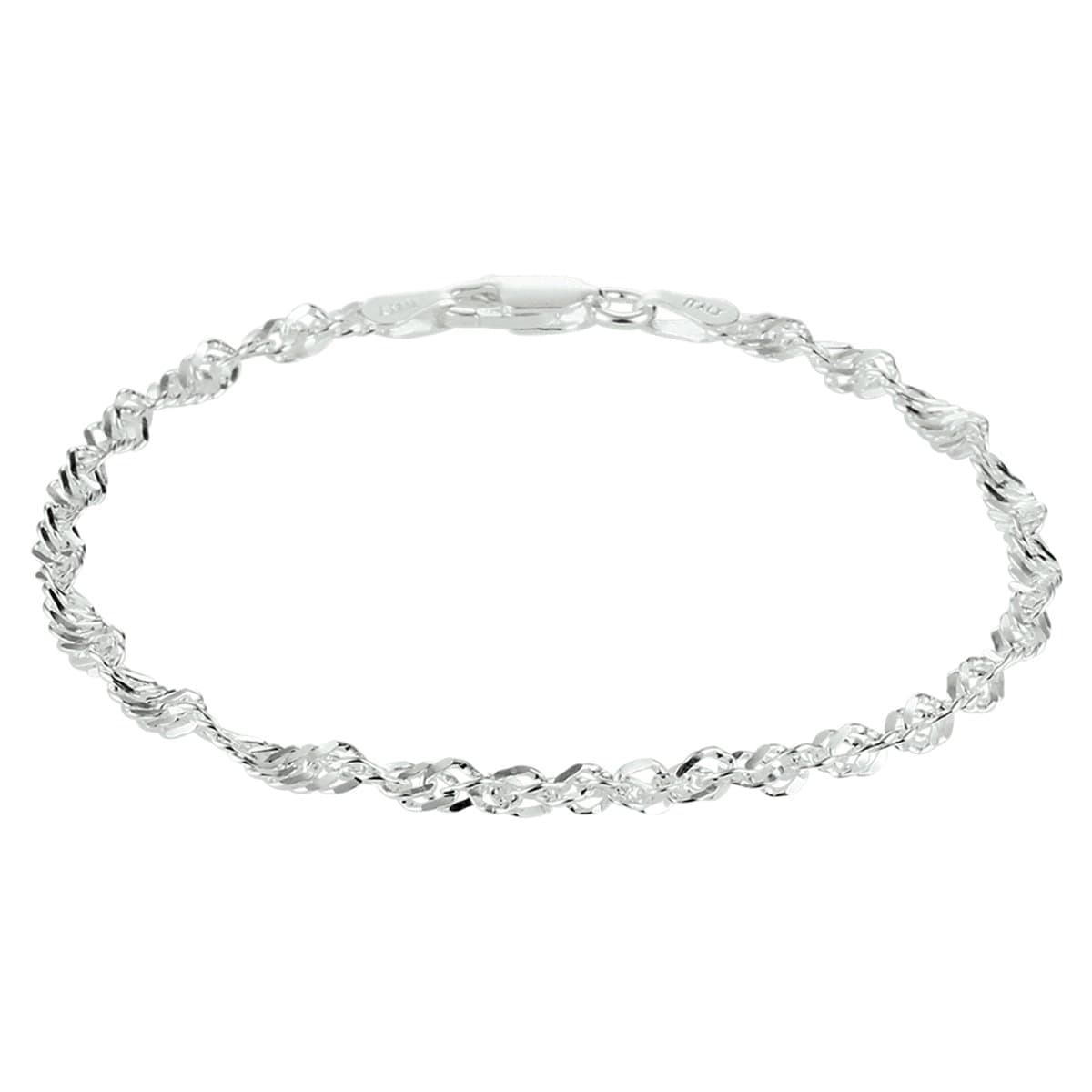 Glams armband singapore 2,75 mm 18 cm - Zilver (EAN: 8718834497799)