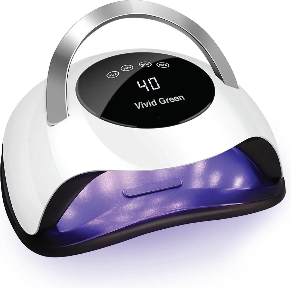 Nagellamp voor Gellak 120W - UV Lamp Gelnagels - Gellak - Led Lamp Nagels - Nageldroger - Nagellak Droger - 120W - Vivid Green (EAN: 8720256151555)