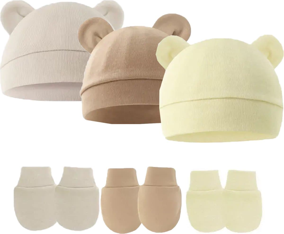Joyful Parenting Baby Beren Mutsjes en Handschoenen - Set van 3 - 0-3 Maanden - Newborn - Babymutsje - Wantjes - Kraamcadeau (EAN: 8721161714071): Waarom ik deze set zo enthousiast aanbeveel