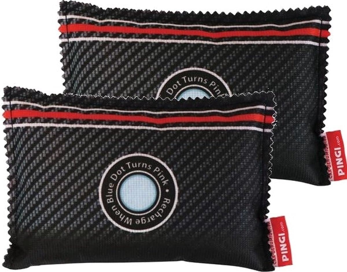 Pingi Herbruikbare Auto-ontvochtiger – Duopack 2x350g – Voorkomt Condens – Eenvoudig Te Drogen (EAN: 8718481175972)