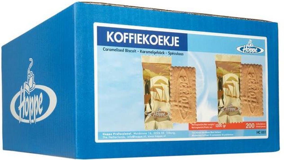 Koekjes Hoppe Koffiekoekjes 200 stuks (EAN: 8710665801554)