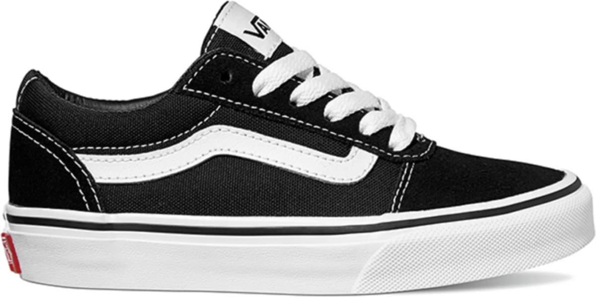 Vans Youth Ward Sneakers - (Suede/Canvas)Black/White - Maat 27 (EAN: 0190289845208): **Stijl die straalt, zonder te veel te zijn** 👟✨