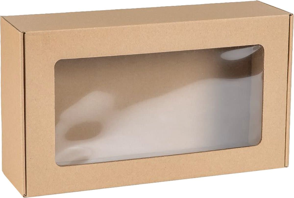 Rechthoekige Cadeaudoos met Venster 35x20x10cm (EAN: 5905141682359)