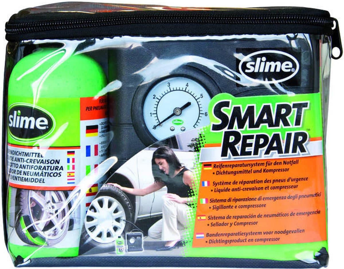 Slime Bandenreparatieset 12V – 473ml – Snel Gerepareerd – Complete Set – Voor Auto's (EAN: 0716281003509): Warum iemand moet dit zien