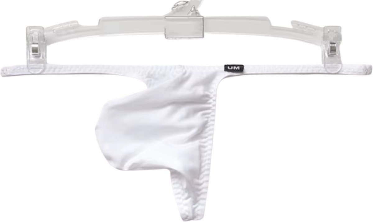 Heren String Wit - Dunne T String - Sexy Design - Mannen Onderbroek - Lingerie Voor Mannen - Ondergoed Maat XL (EAN: 8785290592122)