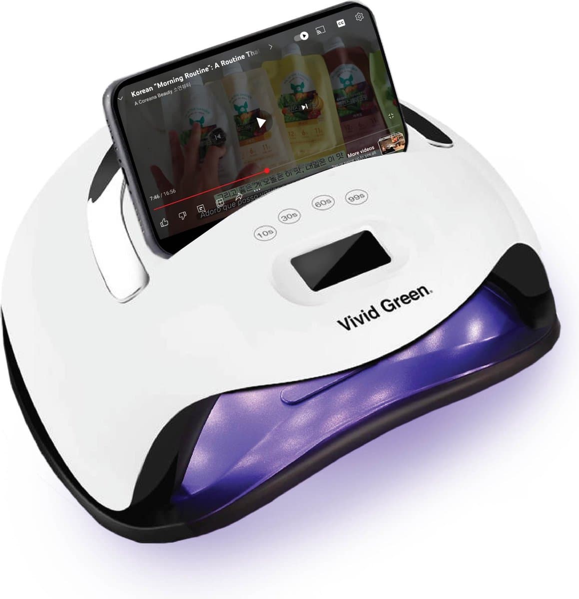 UV lamp gelnagels 168W - Led nagellamp - Gellak nagel lamp - Nageldroger - Naggellak droger - Nagels - Vivid Green (EAN: 8720618096494): Waarom een nagellamp in mijn DIY-routine past