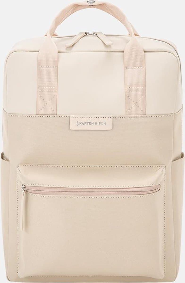 Kapten & Son laptoprugzak / Rugtas / Schooltas - 15 inch - Bergen - Beige (EAN: 4251145250010)