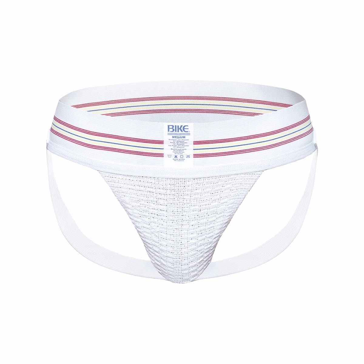 BIKE Original 3 Inch Jock White - MAAT M - Heren Ondergoed - Jockstrap voor Man - Mannen Jock (EAN: 0810085847953)