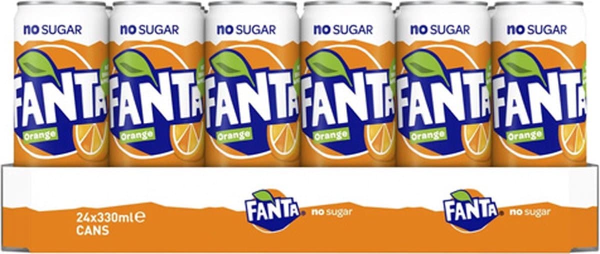 Tray Fanta Zero Orange - 24x33cl (EAN: 5000112659603)