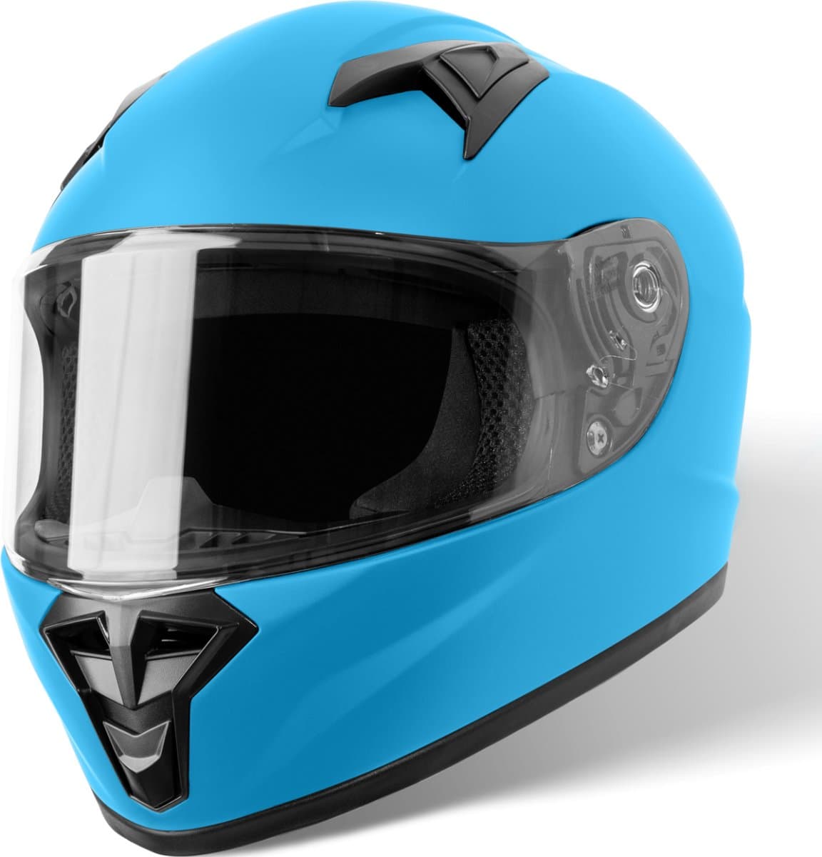VINZ Parana Kinderhelm Scooter / Motor - Scooterhelm / Motorhelm voor Jongen - Integraalhelm Kind - Blauw - YM (EAN: 8720574327946)