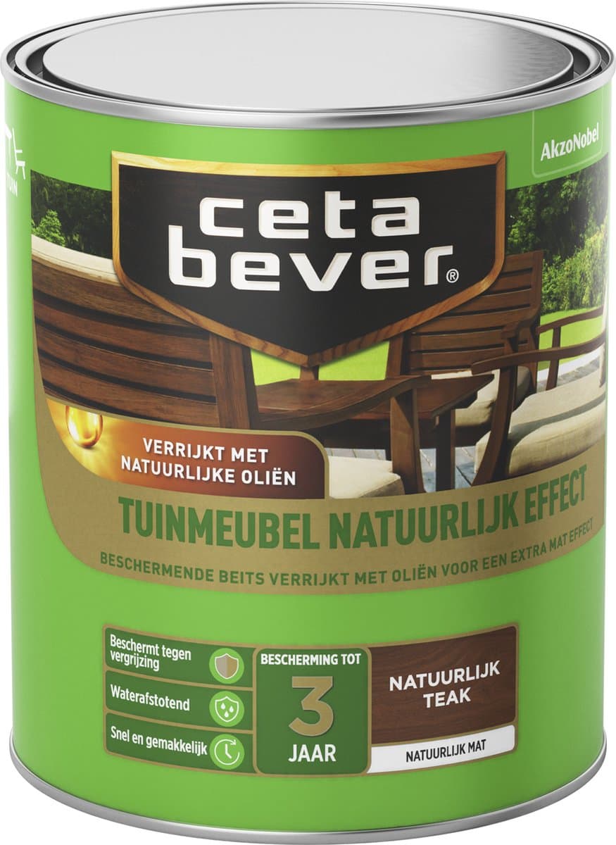 Cetabever - Tuinmeubelbeits Natuurlijk Effect - Natuurlijk Teak - 750 ML (EAN: 8711113139496): Waarom dit mijn nieuwe favoriet is