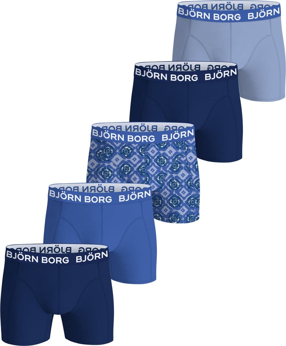 Bjorn Borg Boxers Cotton Stretch 5-Pack Multicolour - Maat L - Heren - Boxershorts (EAN: 7321465869722)